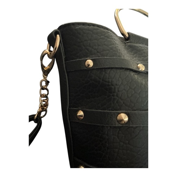 Jessica Simpson Bag in Black with Gold Accents - Picture 5 of 7